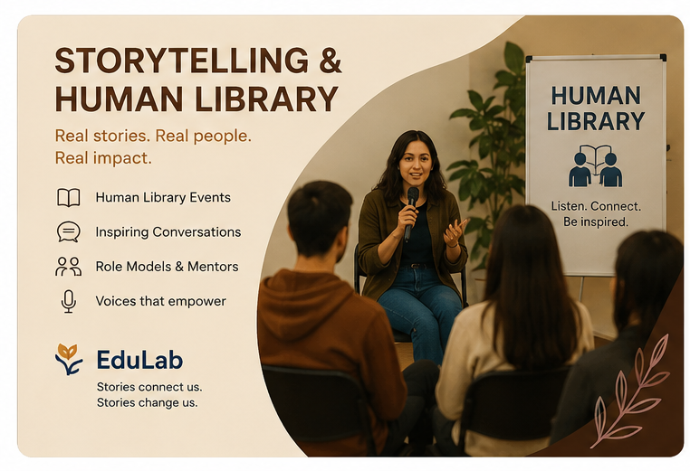 3. Storytelling & Human Library Initiatives