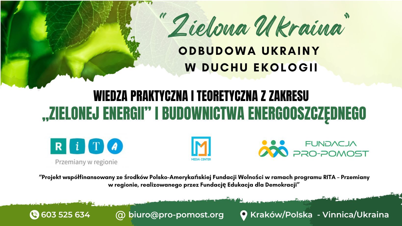 Zielona Ukraina - Odbudowa Ukrainy w duchu ekologii